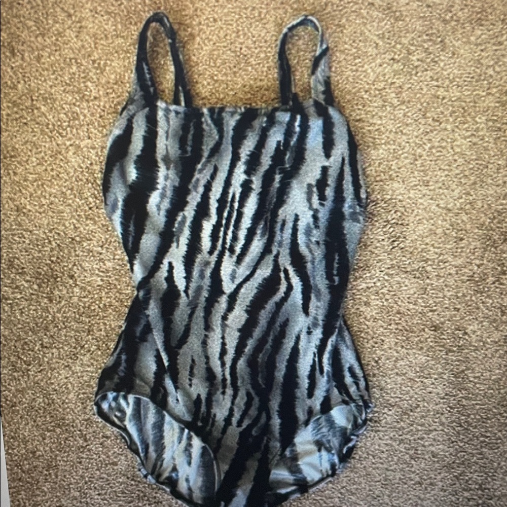 Roxanne zebra print one piece bathing suit 14